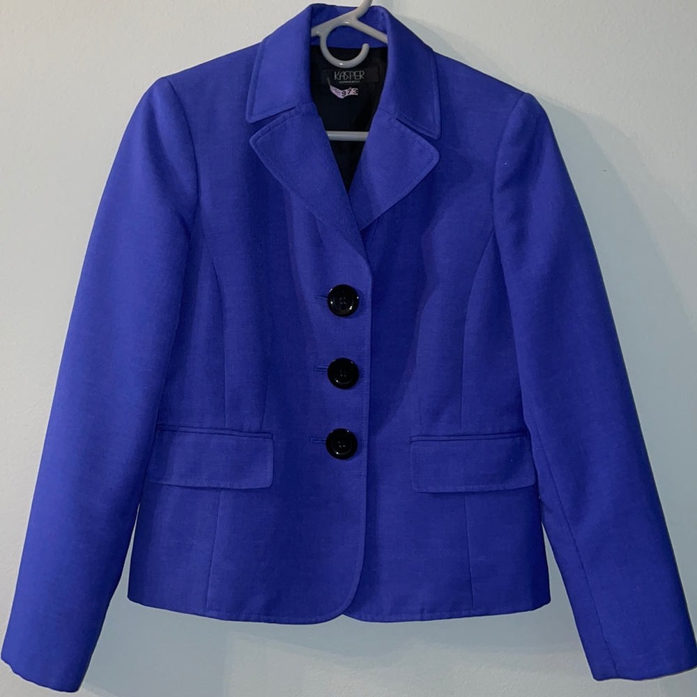 Deep Blue size 6 Kasper blazer